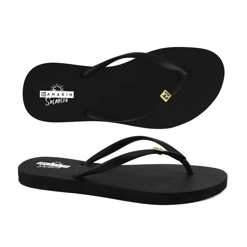 Chinelo Solarize Preto Ramarim 261205-1 35