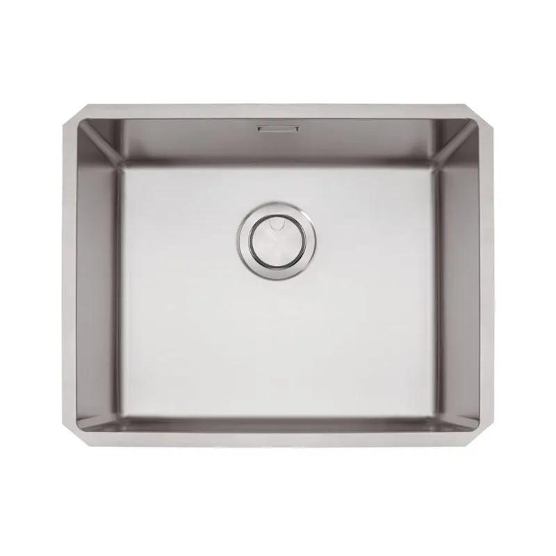Cuba de Embutir Quadrum 50 Tramontina 50x40x20 cm em Aço Inox Acetinado Outlet