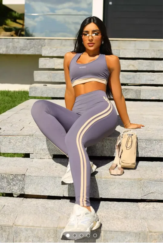 Conjunto Fetness Calça e Top PET BULL