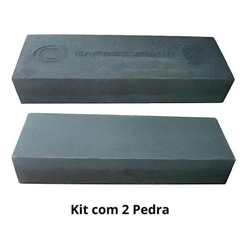 Pedra Afiadora De Faca N108 20cm G120/320 Dupla Face Kit C/2