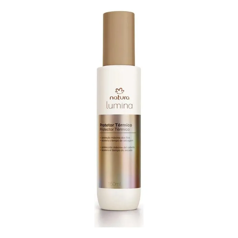 2x Protetor Térmico Lumina Para Cabelos Natura - 150ml