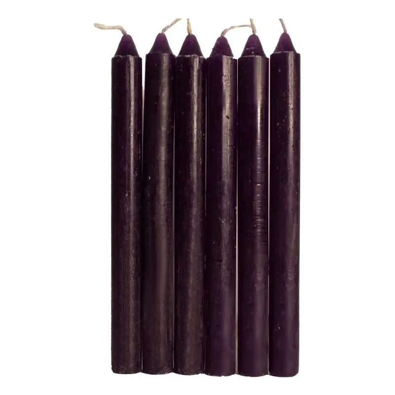 Vela Palito Tradicionais Coloridas 1 Kilo - 33 Velas 1 Roxa