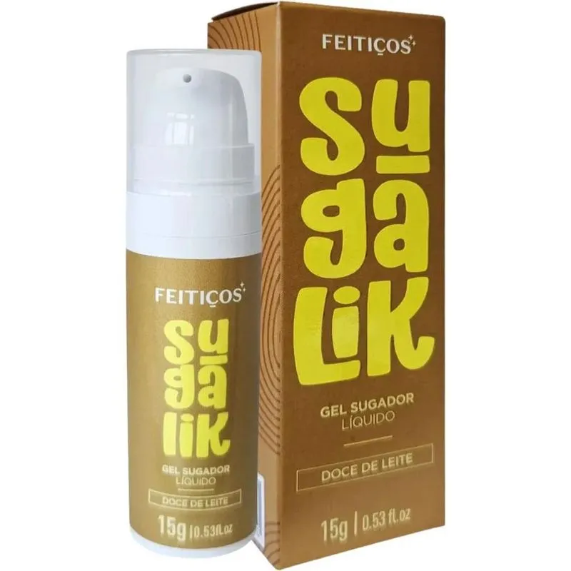 Gel Sugador Liquido Beijo Sabor Doce De Leite Vibra Treme
