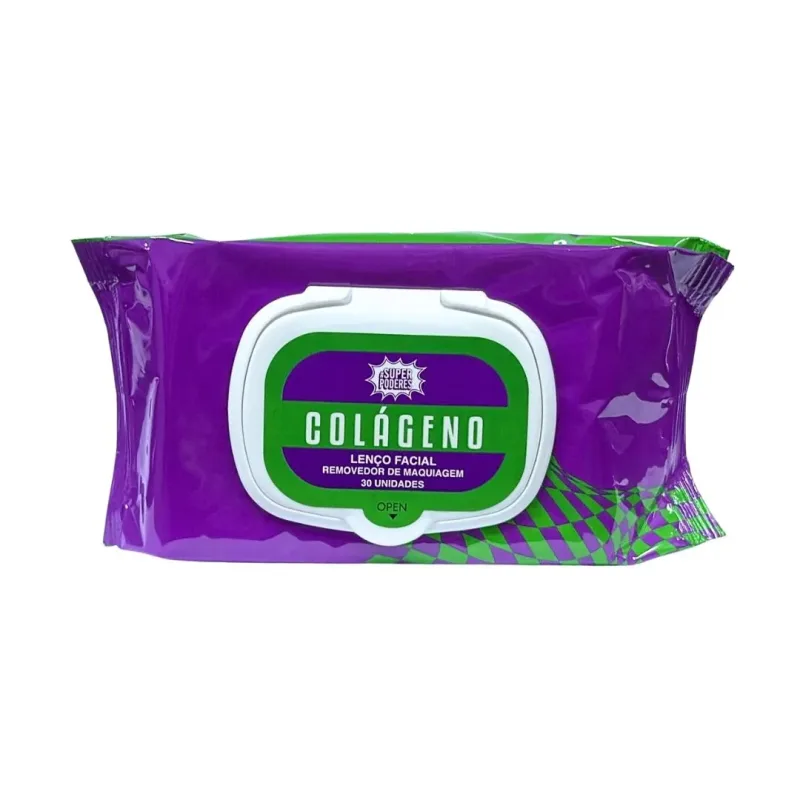 Lenço Demaquilante Colágeno - Super Poderes (SPI1055)