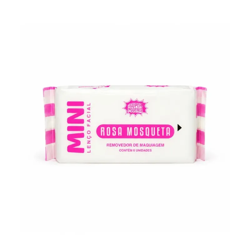 Mini Lenço Facial Rosa Mosqueta Super Poderes