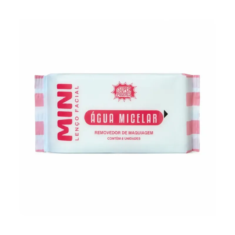 Mini Lenço Facial Água Micelar Super Poderes