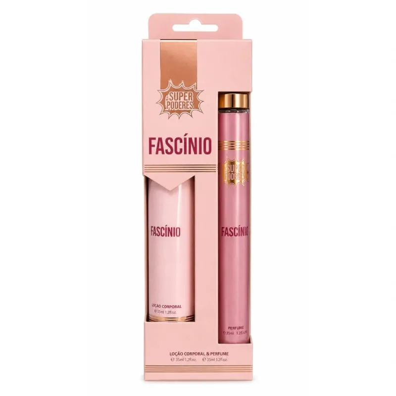 Kit Loção Corporal e Perfume Fascínio Super Poderes