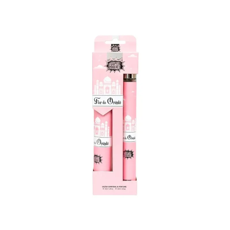 Kit Loção Corporal e Perfume Flor Do Oriente - Super Poderes (SPI1079)