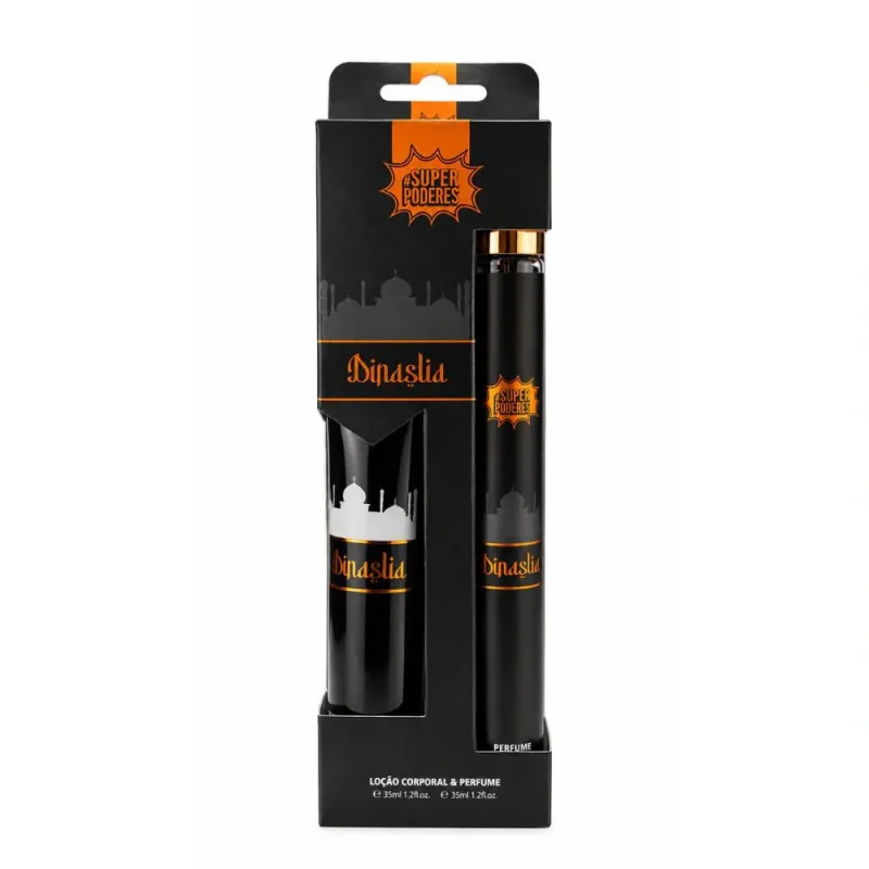 Kit Loção Corporal e Perfume Dinastia Super Poderes