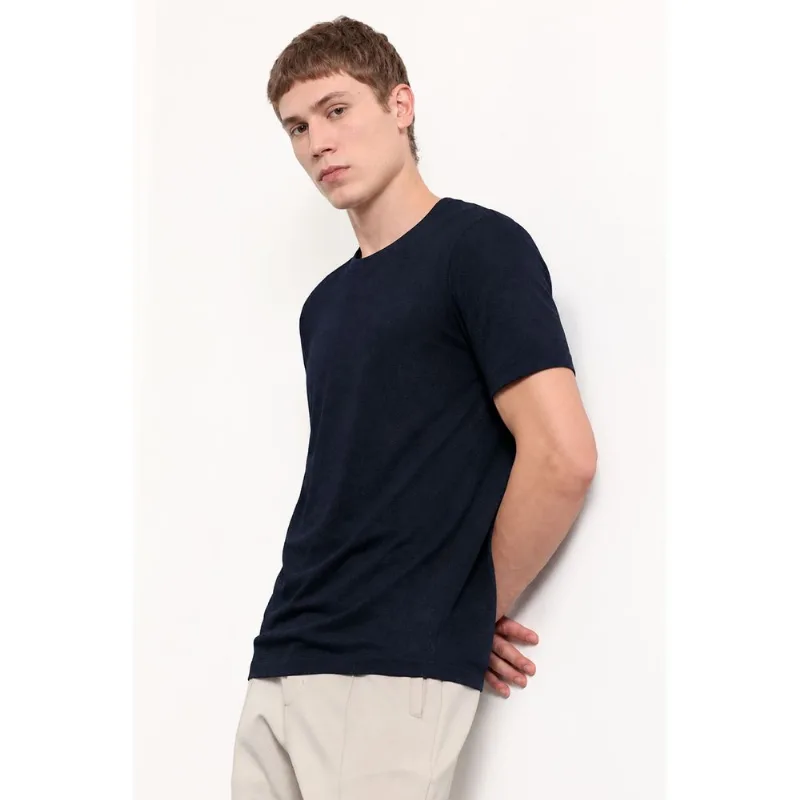 Camiseta Manga Curta Twist Marinho - XGG