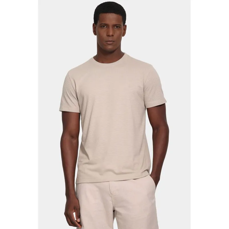 Camiseta Manga Curta Malha Lisboa Caqui Mascavo 114 - XXG