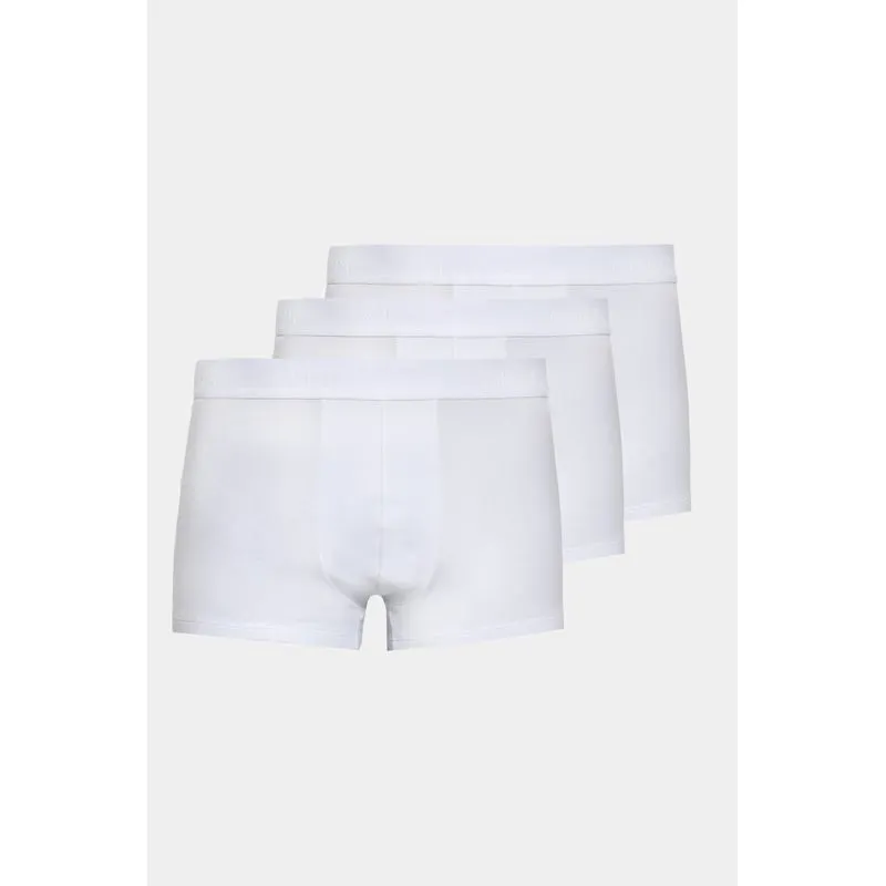Kit 3 Cuecas Boxer Ultra Comfort Branco - XXG