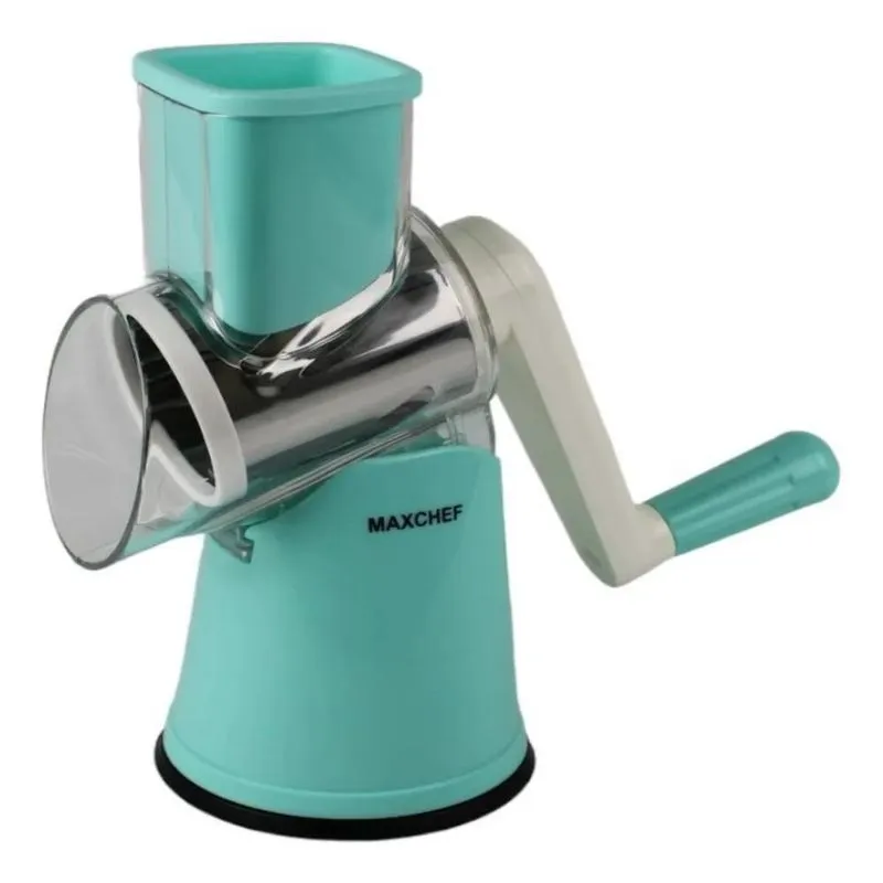 Ralador Manual De Legumes Multiuso Maxchef Inox 3 Em 1