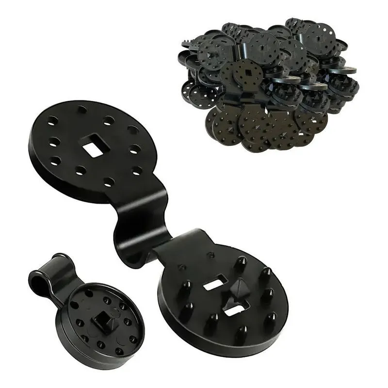 10x Kit 50 Clips Presilha Para Prender Tecido Tela De Sombr