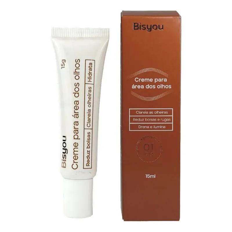 10x Creme Facial Para Área Dos Olhos Olheiras Bolsas E Rugas