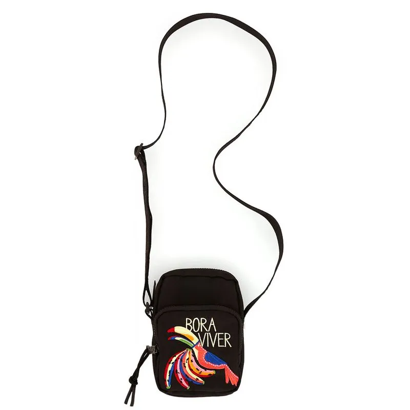 Bolsa Transversal Farm Gema Tucano Preto 78337555 UNICO