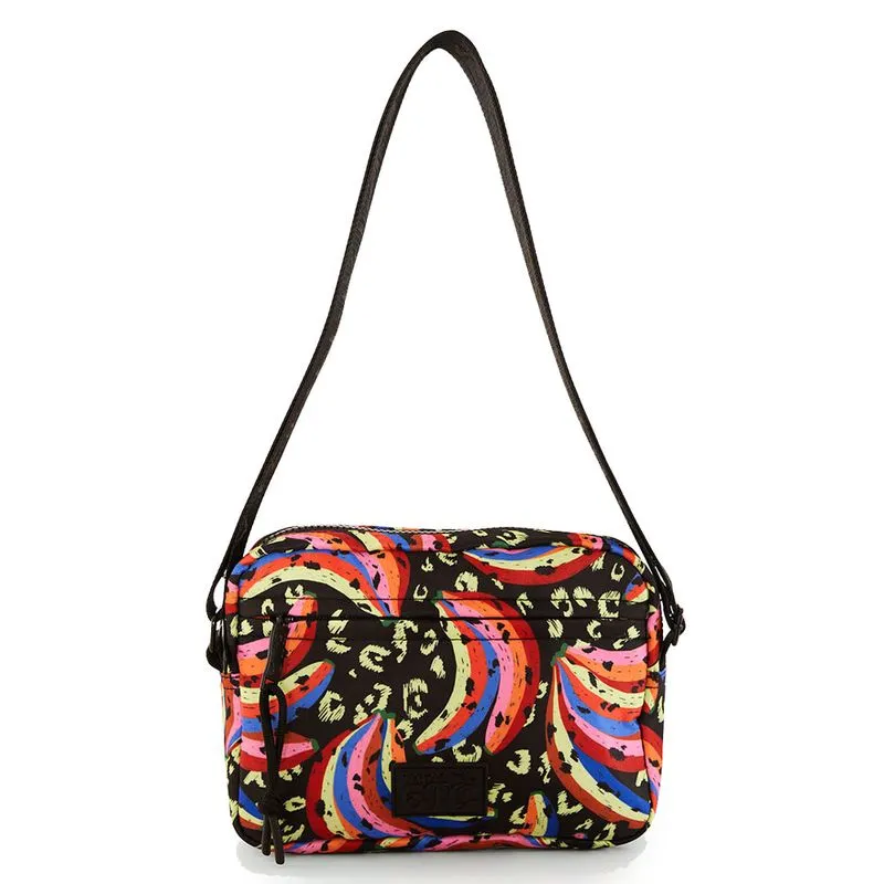 Bolsa de Ombro Feminina Farm Ziriguidum Bananada Colorido 78337629 UNICO