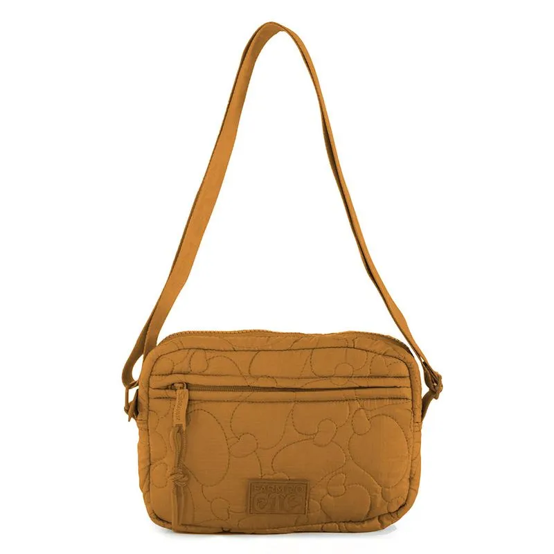 Bolsa Transversal Farm Ziriguidum Puffer Marrom 78339229V UNICO