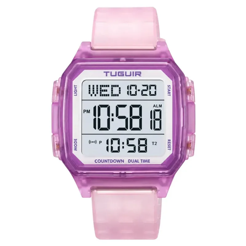 Relógio Feminino Tuguir Digital TG30547 Roxo