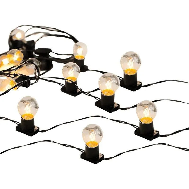 Varal Luzes Cordão 30metros Festão Decoração Com Lâmpa 220v