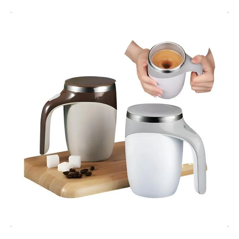 Caneca Térmica Copo Magnética Misturador Mixer Café 380ml