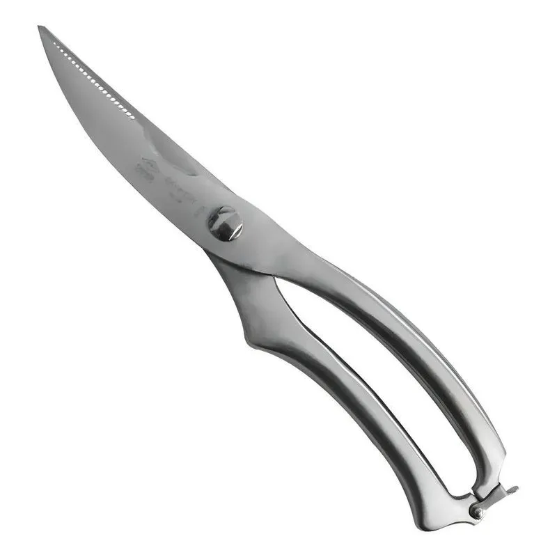 Tesoura Cortar Trinchar Frango Peixe Forjada Inox Corneta