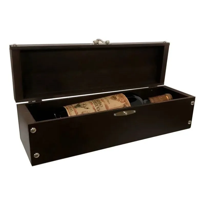 Caixa Para Vinho Com Fecho 1 Garrafa