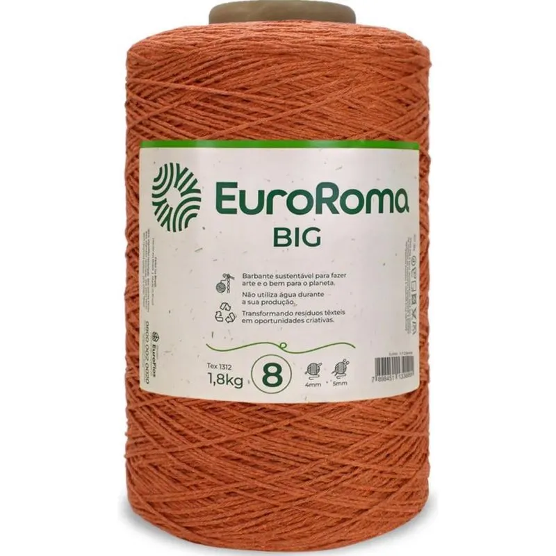 Barbante Euroroma Big 1,8 Kg Fio 8 Para Croche Varias C Telh