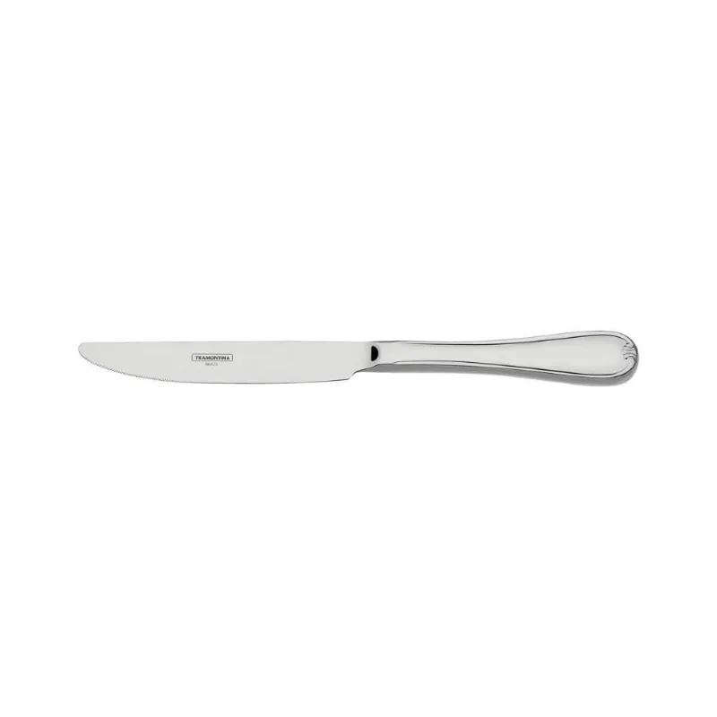 Faca de Mesa Kit 6 Facas Vicenza Forjada em Aço Inox Acabamento Espelhado Inox Tramontina