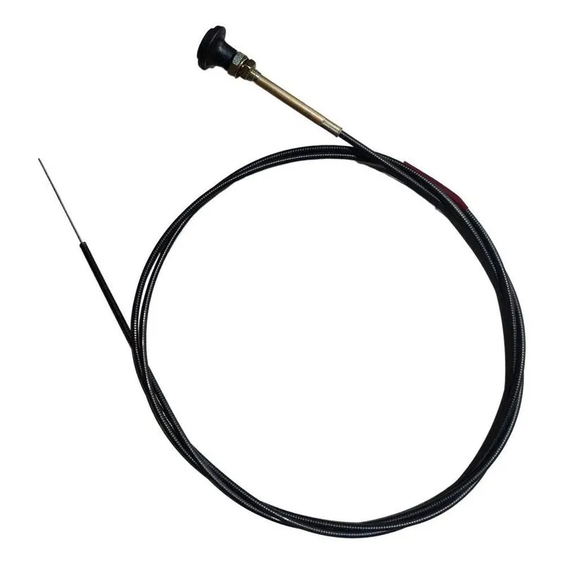 3x Cabo Afogador Com Botão 2300mm Adaptação Universal