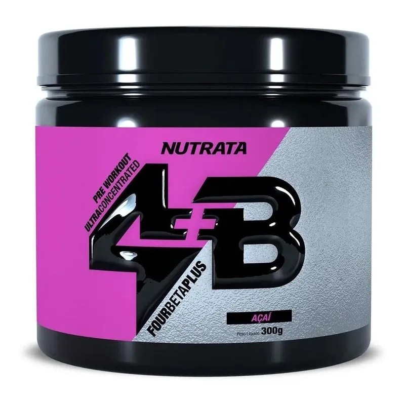 10x Pré Treino Four Beta Plus Pre Workout 300g - Nutrata Sa