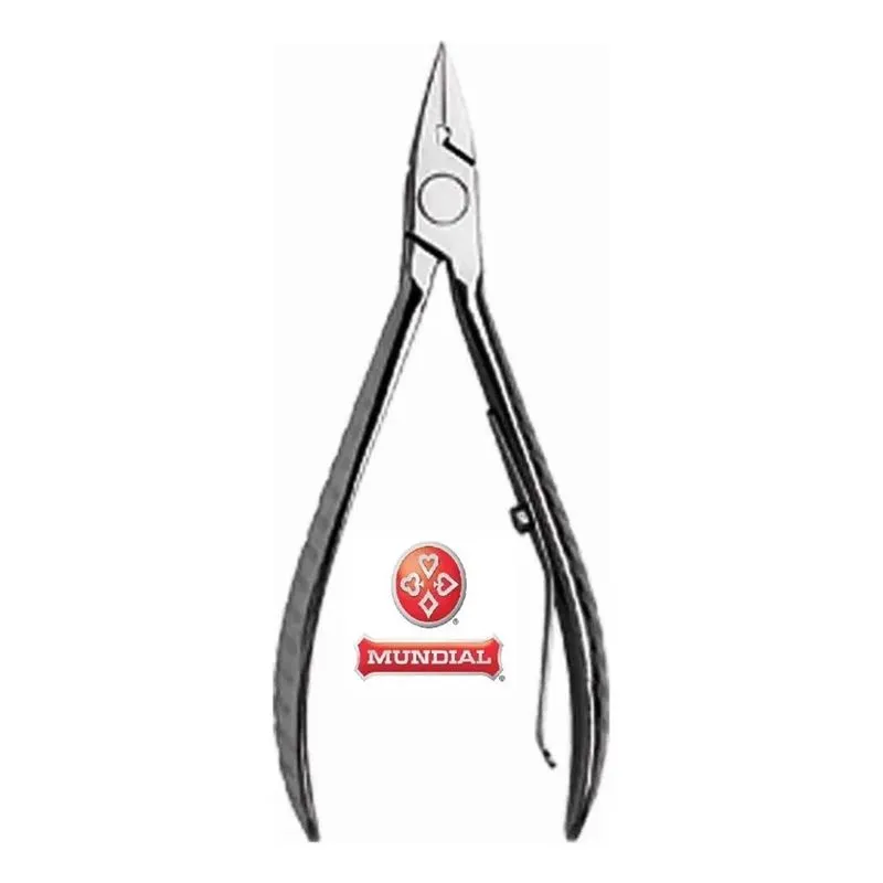 Alicate Corte Unha Inox 776 Ponta Reta Mundial Afiado