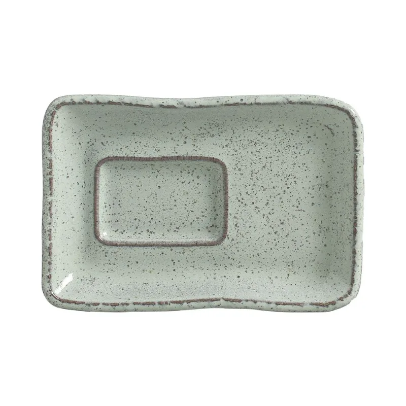 Conjunto com 6 Travessas Multiuso Orgânico Eco Pistache 19,6cm