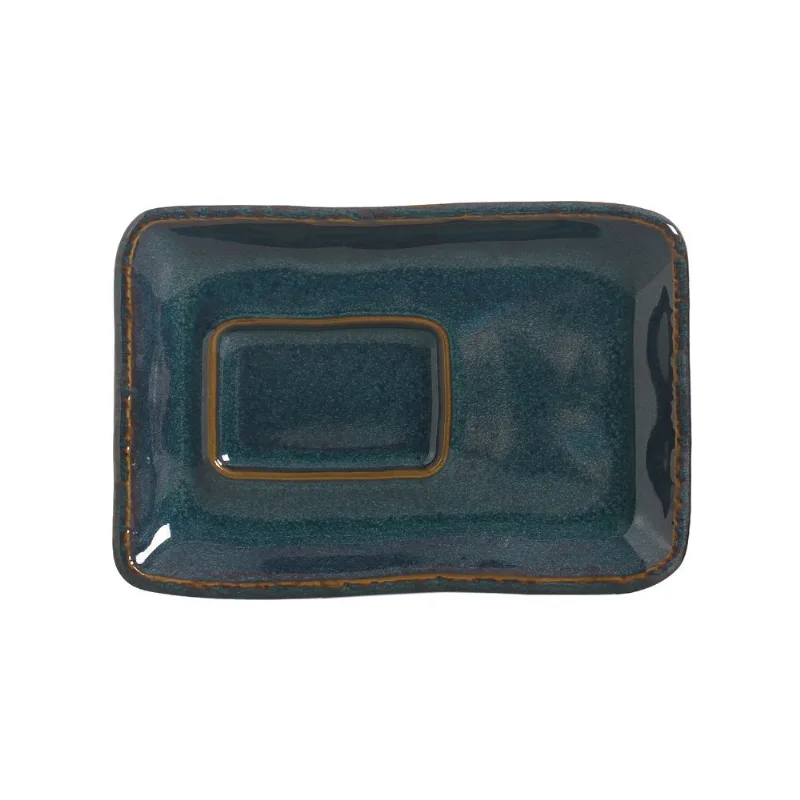 Conjunto com 6 Travessas Multiuso Orgânico Eco Oceano 19,6cm