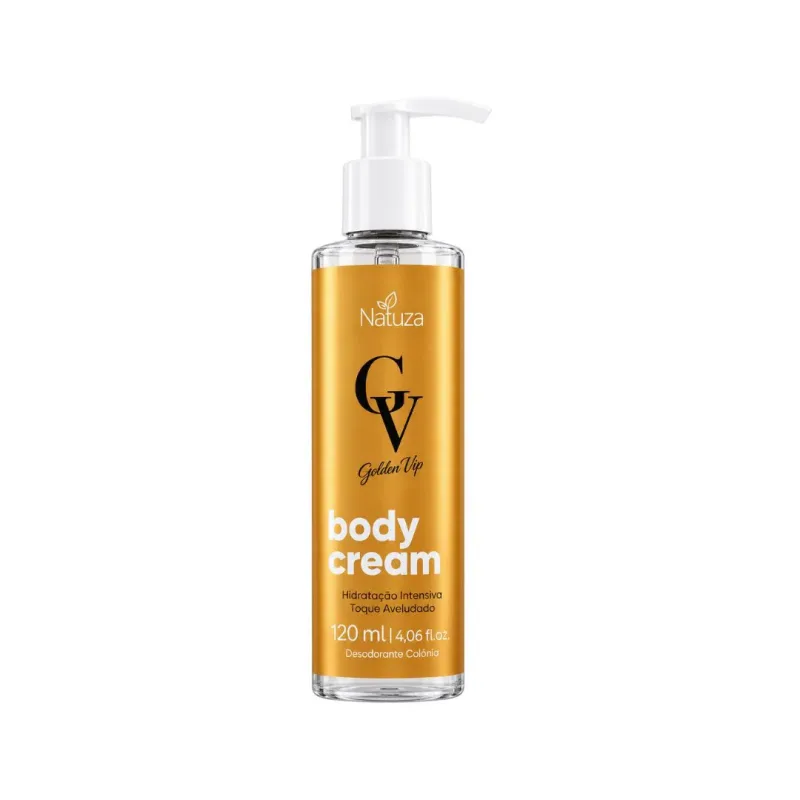 Hidratante Corporal Body Cream Golden Vip 120ml - Natuza