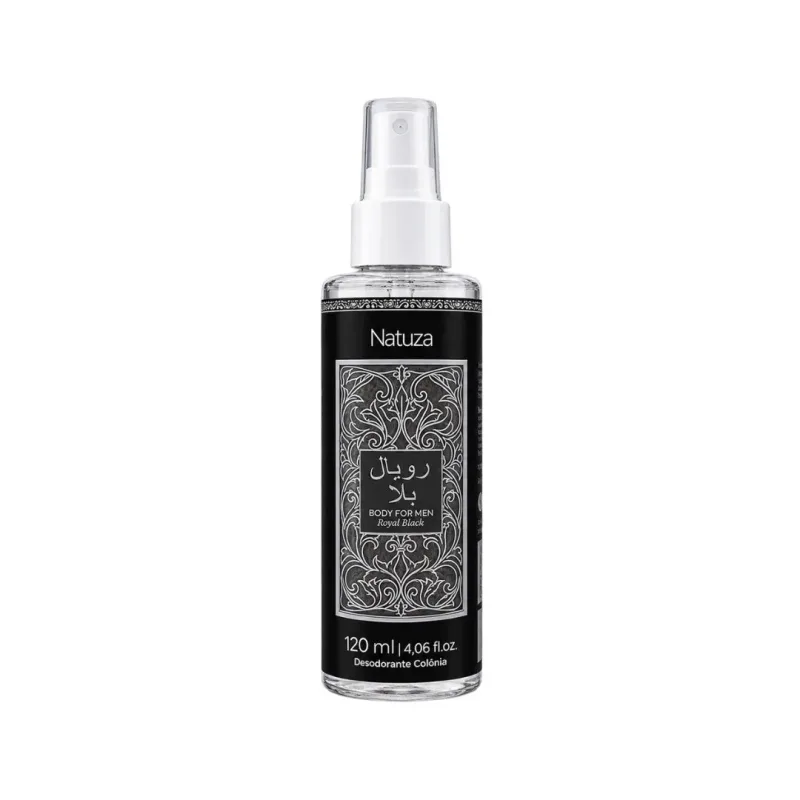 Body Splash For Men Royal Black 120ml - Natuza