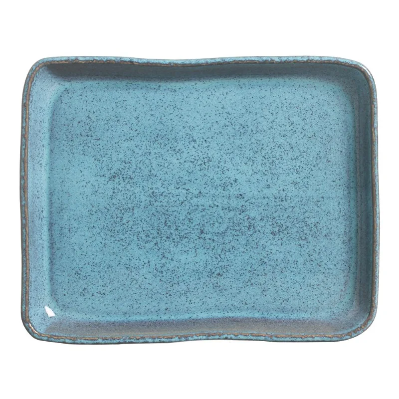 Conjunto com 2 Travessas Retangular Média Orgânico Eco Breeze 32,5x26,5 cm