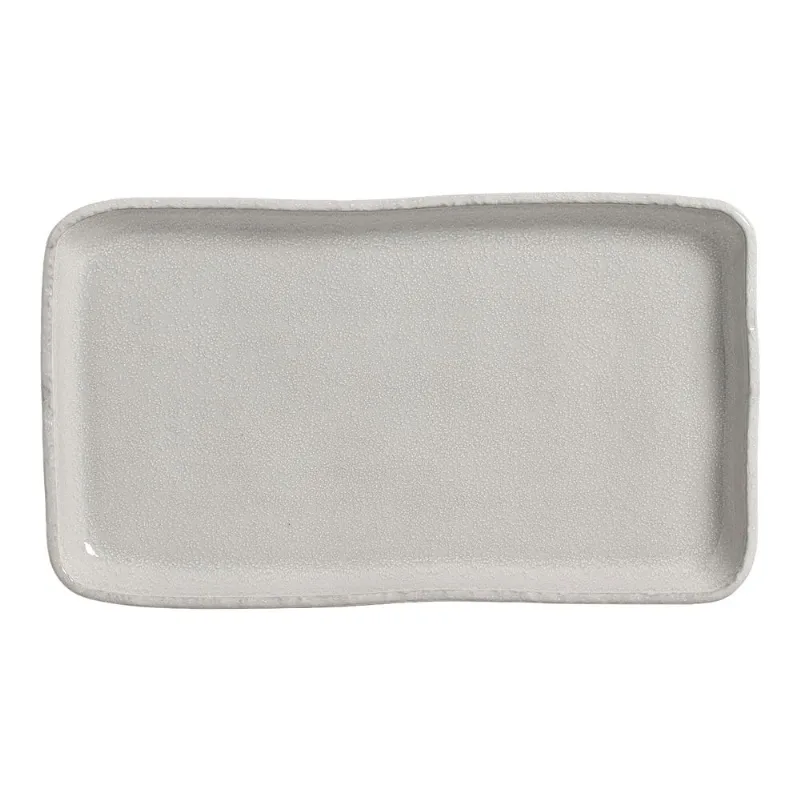 Conjunto com 2 Travessas Retangular Grande Orgânico Eco Luz 42x24,5 cm