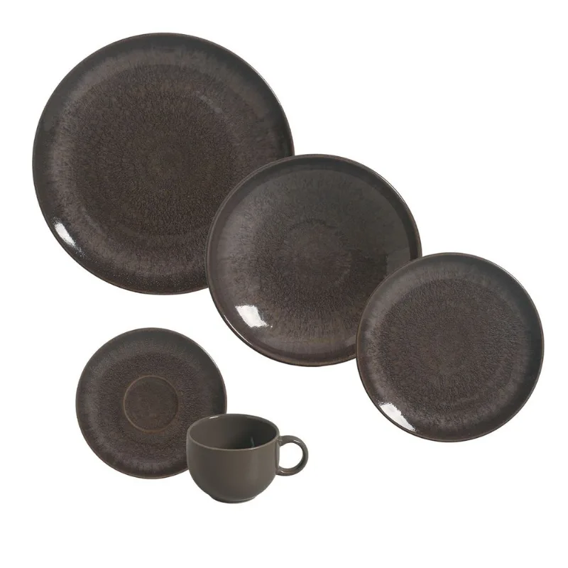 Aparelho de Jantar 20 Peças Coup Stoneware Brownie (para 4 pessoas)