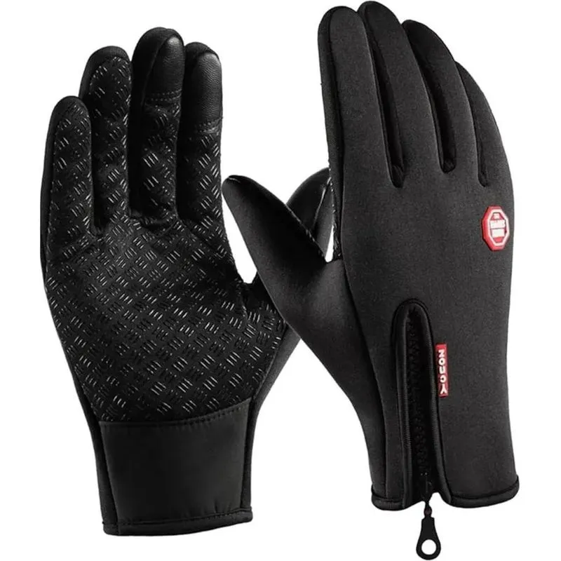 3x Par Luva Motoqueiro Térmica E Impermeável Com Touch Scree
