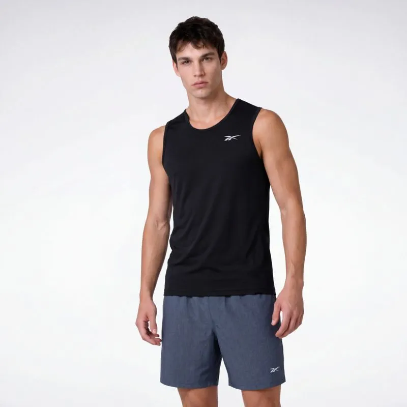 Regata Reebok Sleeveless Basic PA Masculina Preto - G