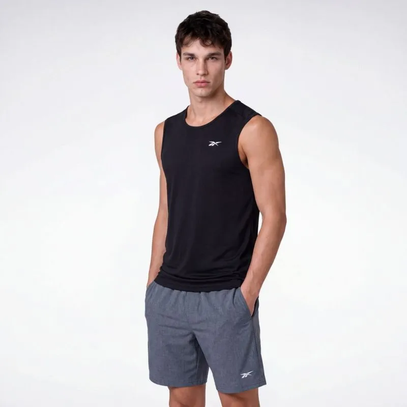 Regata Reebok Sleeveless Masculina Preto - G