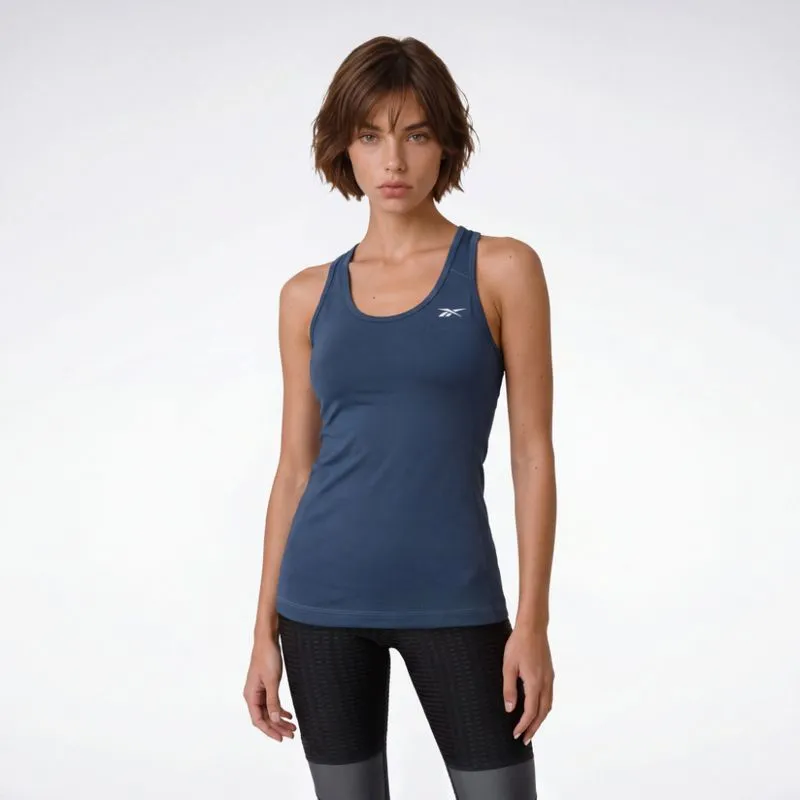 Regata Reebok Basic PA Feminina Marinho - GG