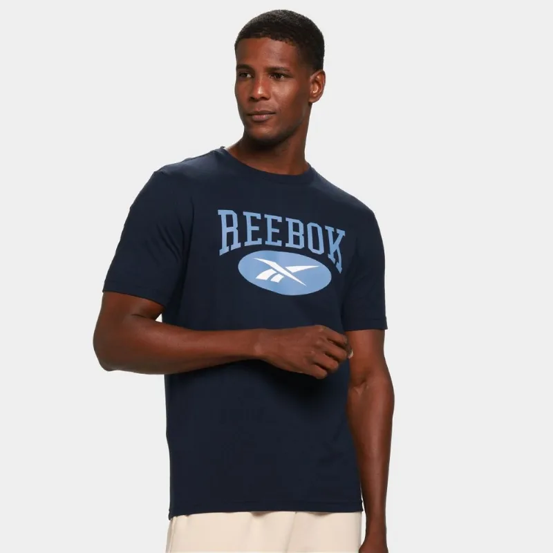 Camiseta Reebok Retro Masculina - Masculino - Marinho