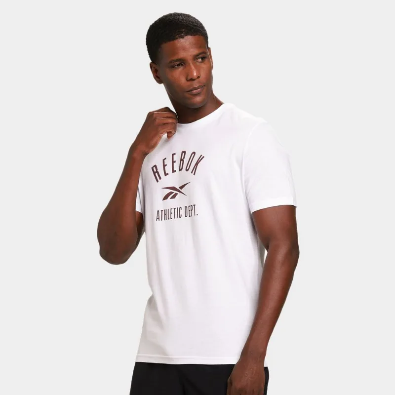 Camiseta Reebok Athletic Masculina - Masculino - Branco