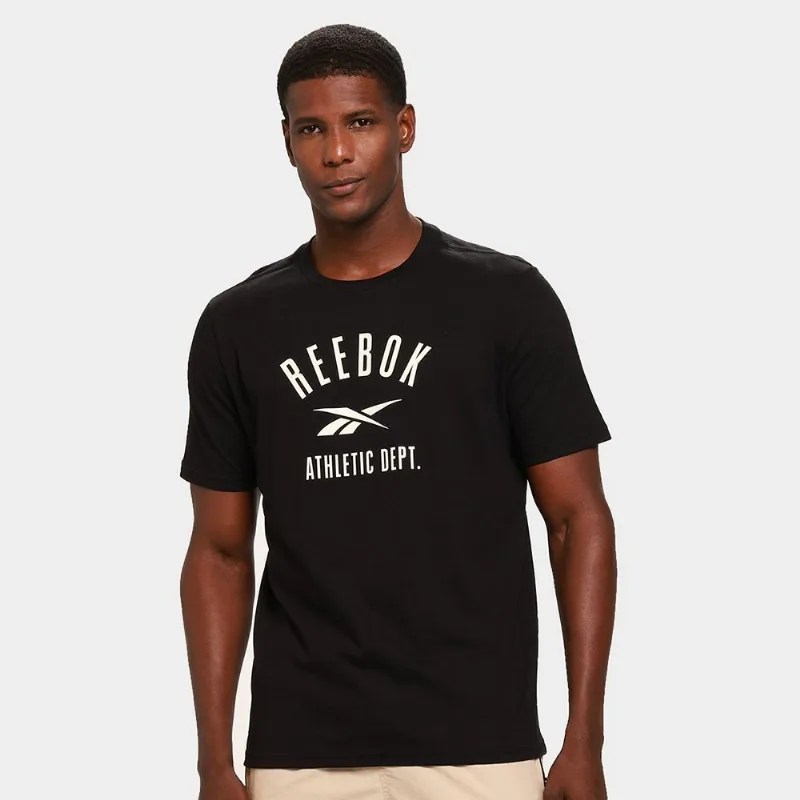 Camiseta Reebok Athletic Masculina - Masculino - Preto
