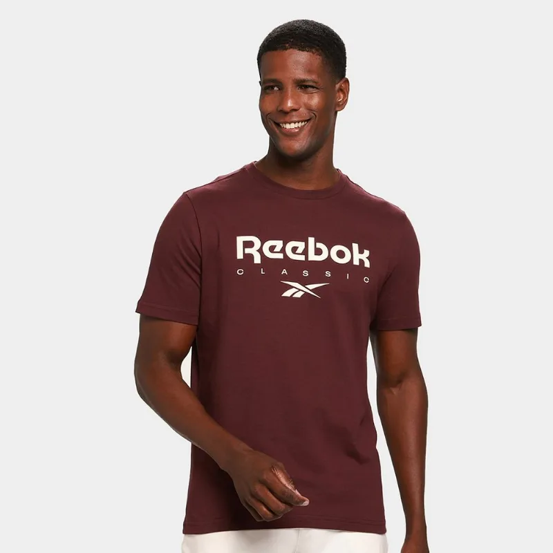 Camiseta Reebok Classic Masculina - Masculino - Vinho