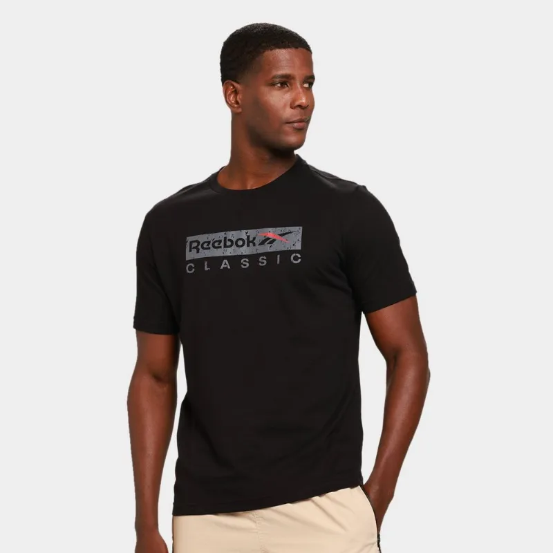 Camiseta Reebok Classic Masculina - Masculino - Preto