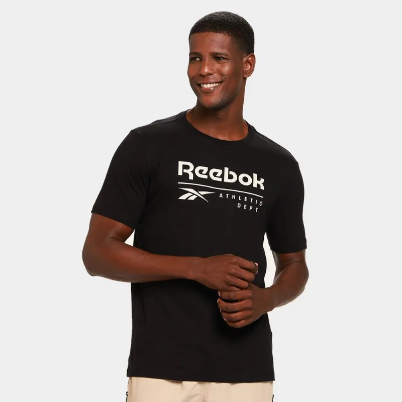 Camiseta Reebok Dept Masculina - Masculino - Preto