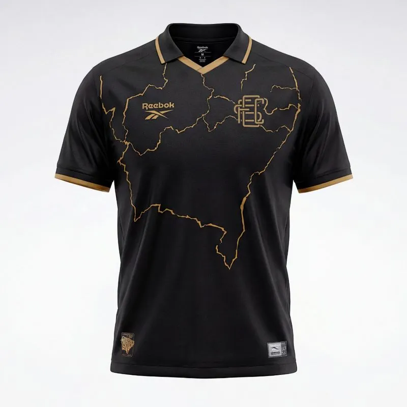 Camisa Reebok Third Santa Cruz Masculina 26/27 Preto - M